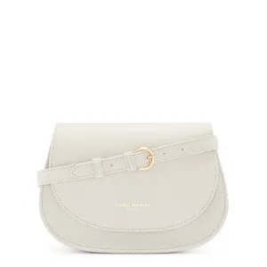 Montmartre Madelon cream vegetable tanned leather crossbody bag Effortless Look Stylish Engineering