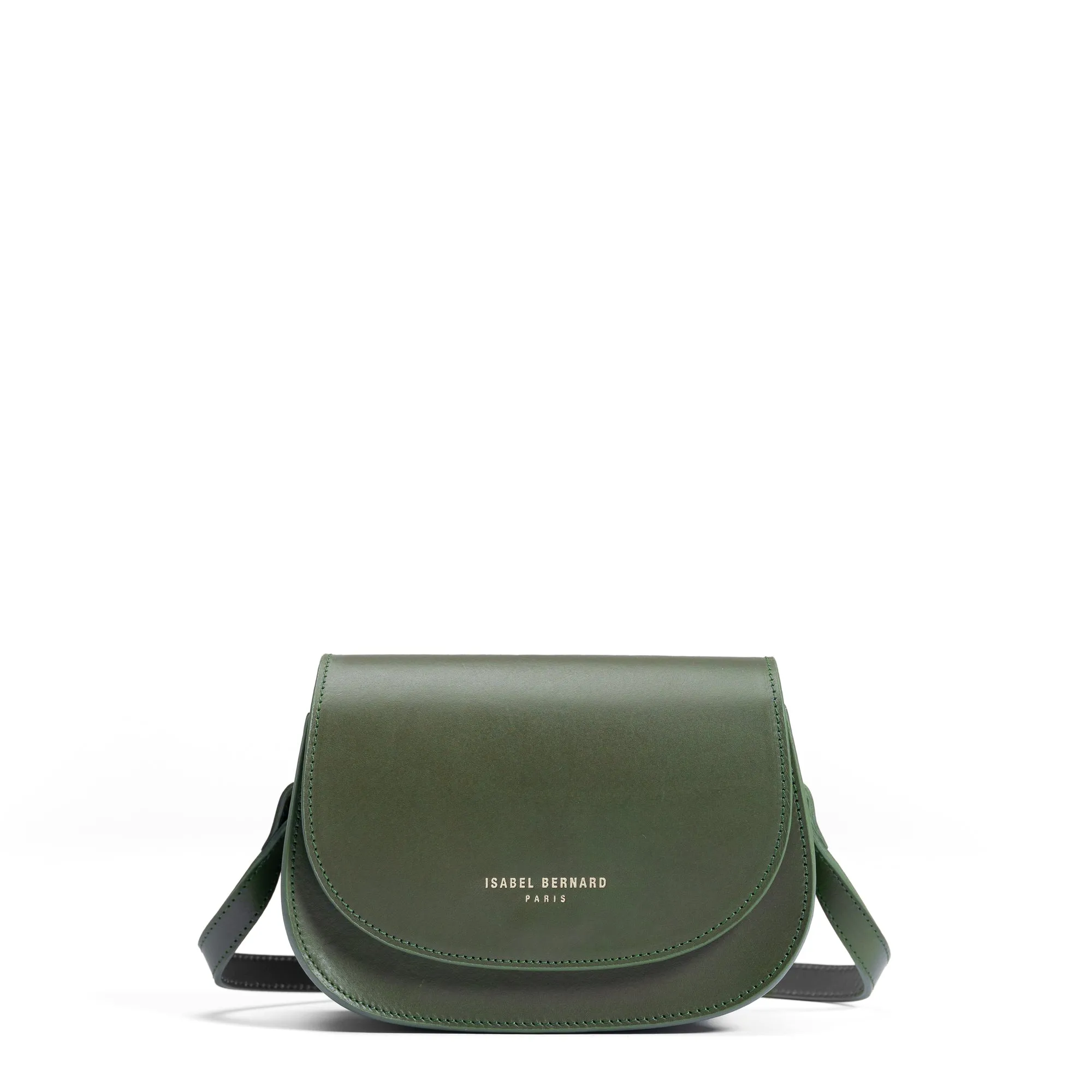 Montmartre Manon green vegetable tanned leather crossbody bag Everyday Look Modern Craft