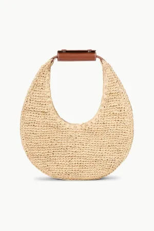 Classic Appeal MOON RAFFIA BAG | NATURAL RAFFIA