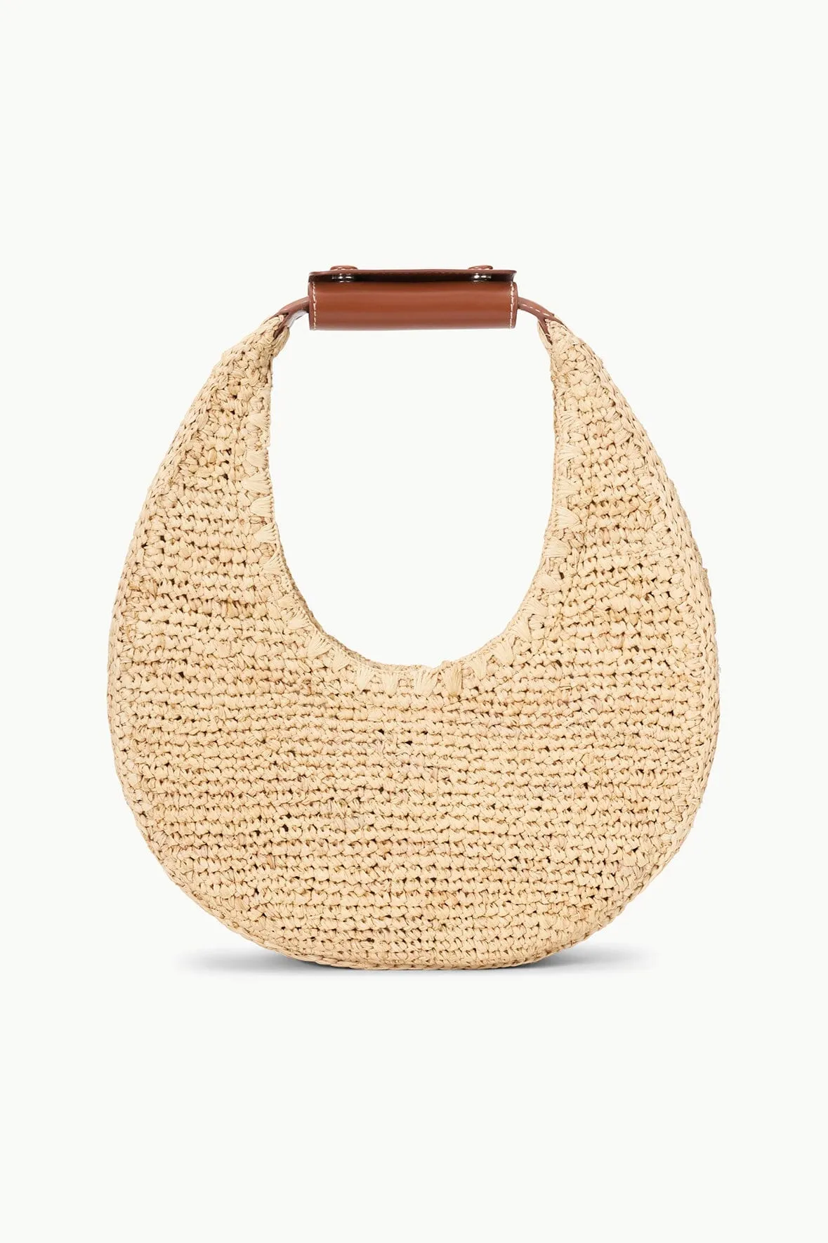 Classic Appeal MOON RAFFIA BAG | NATURAL RAFFIA