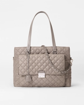 City Explorer Utility Bag Morning Dove Crosby Lock Tote