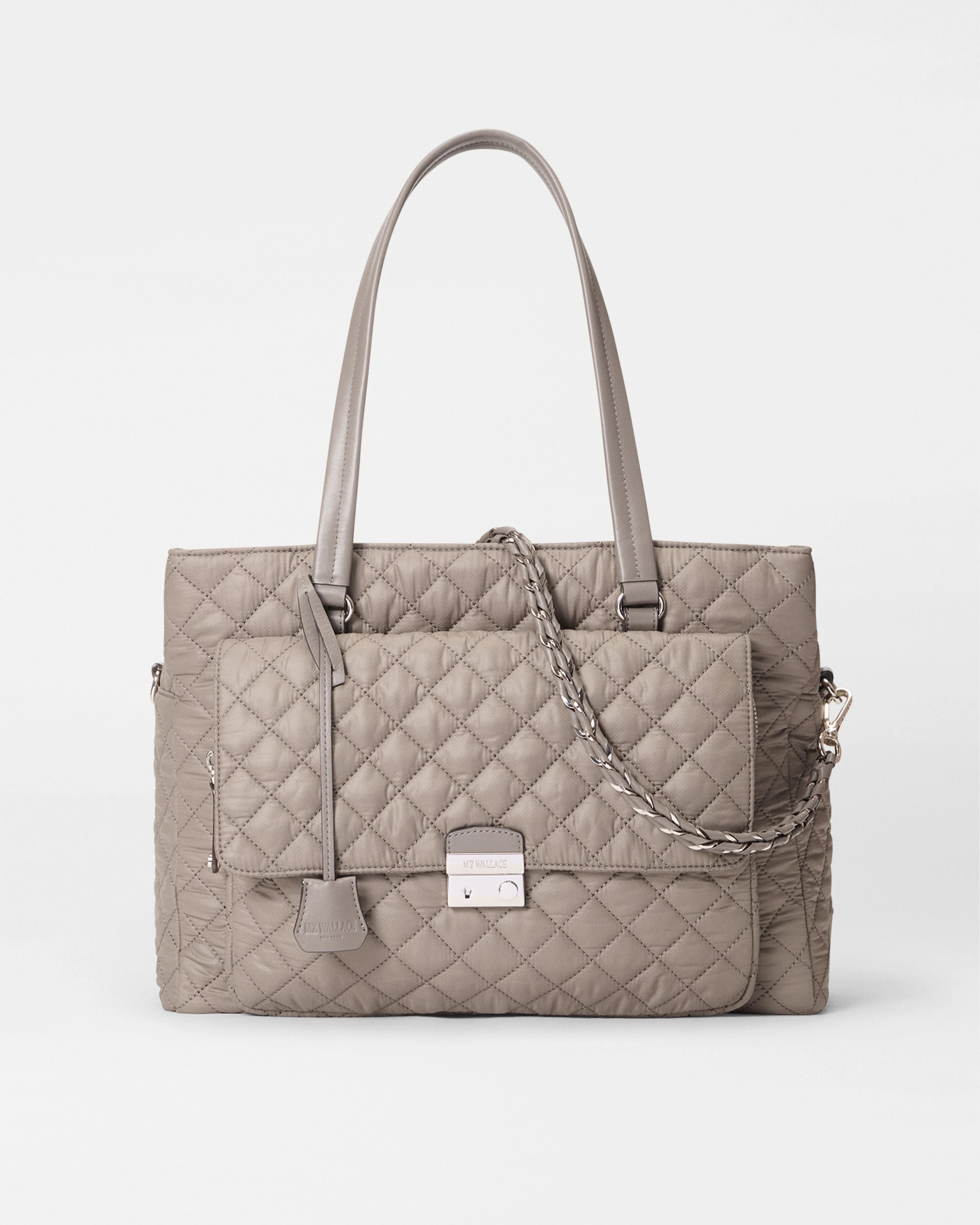 City Explorer Utility Bag Morning Dove Crosby Lock Tote