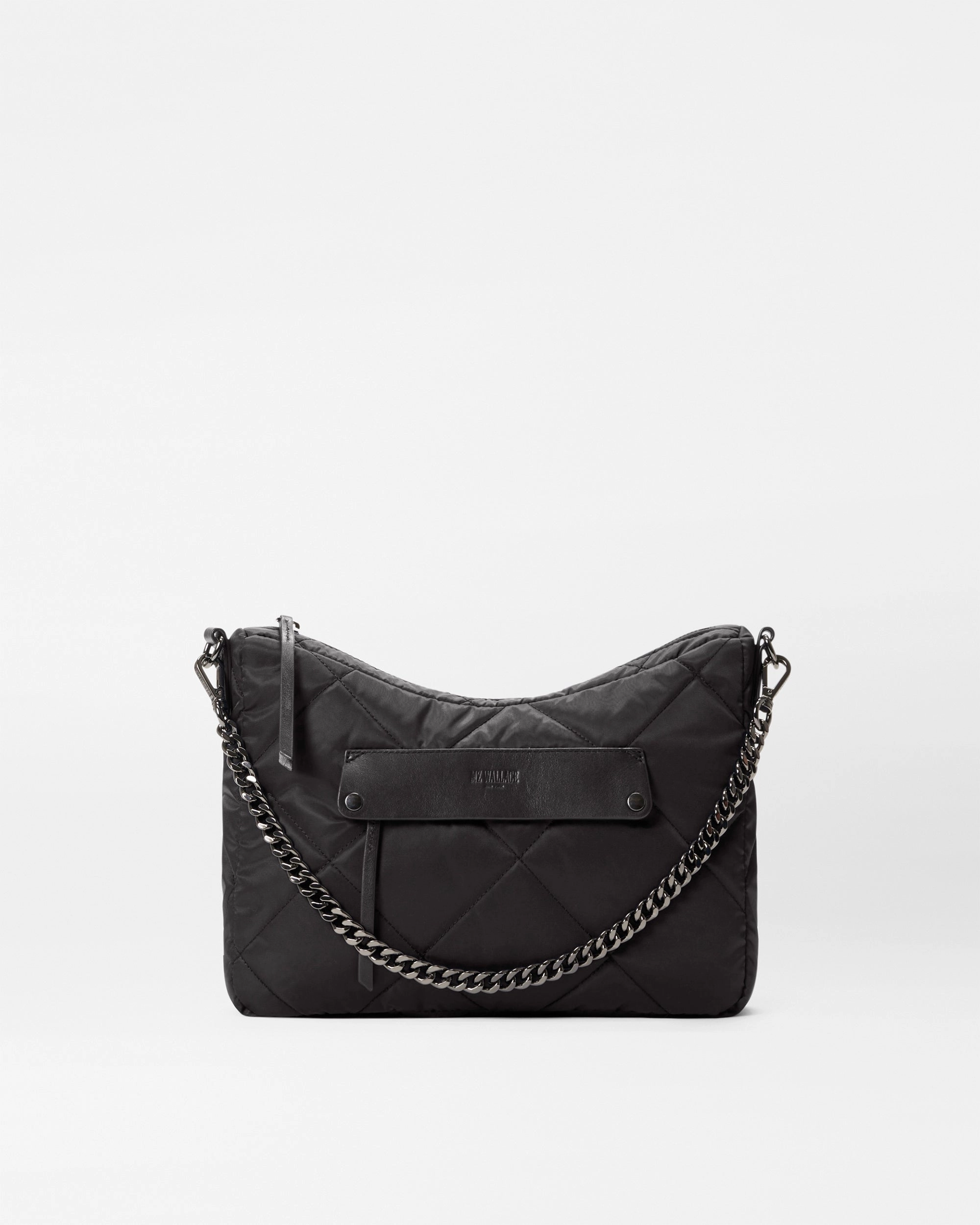 Black Madison Uptown Crossbody Crossbody style that allows you to be hands-free without sacrificing style