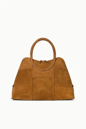 NAOMI SATCHEL | TAN SUEDE Festival Outfit