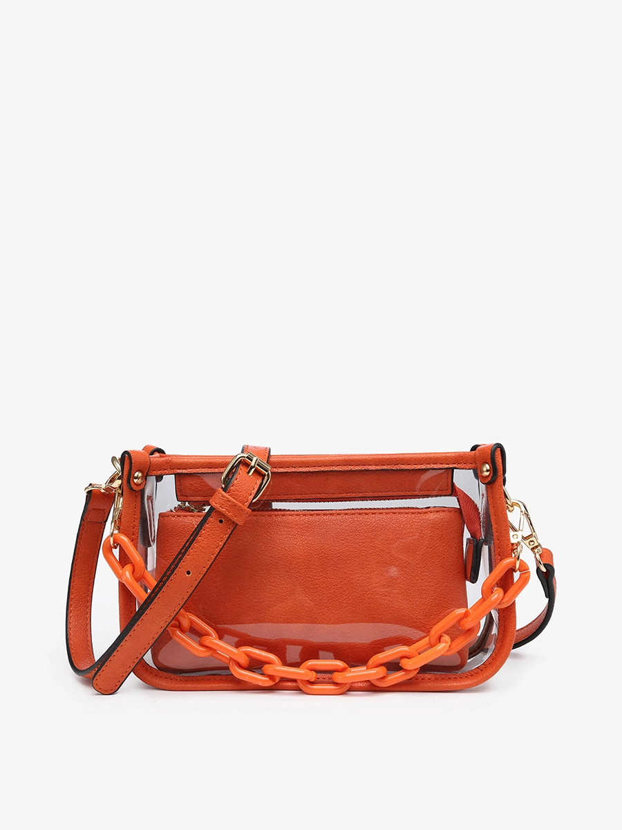Jessica Vegan Clear Crossbody Evening Wear
