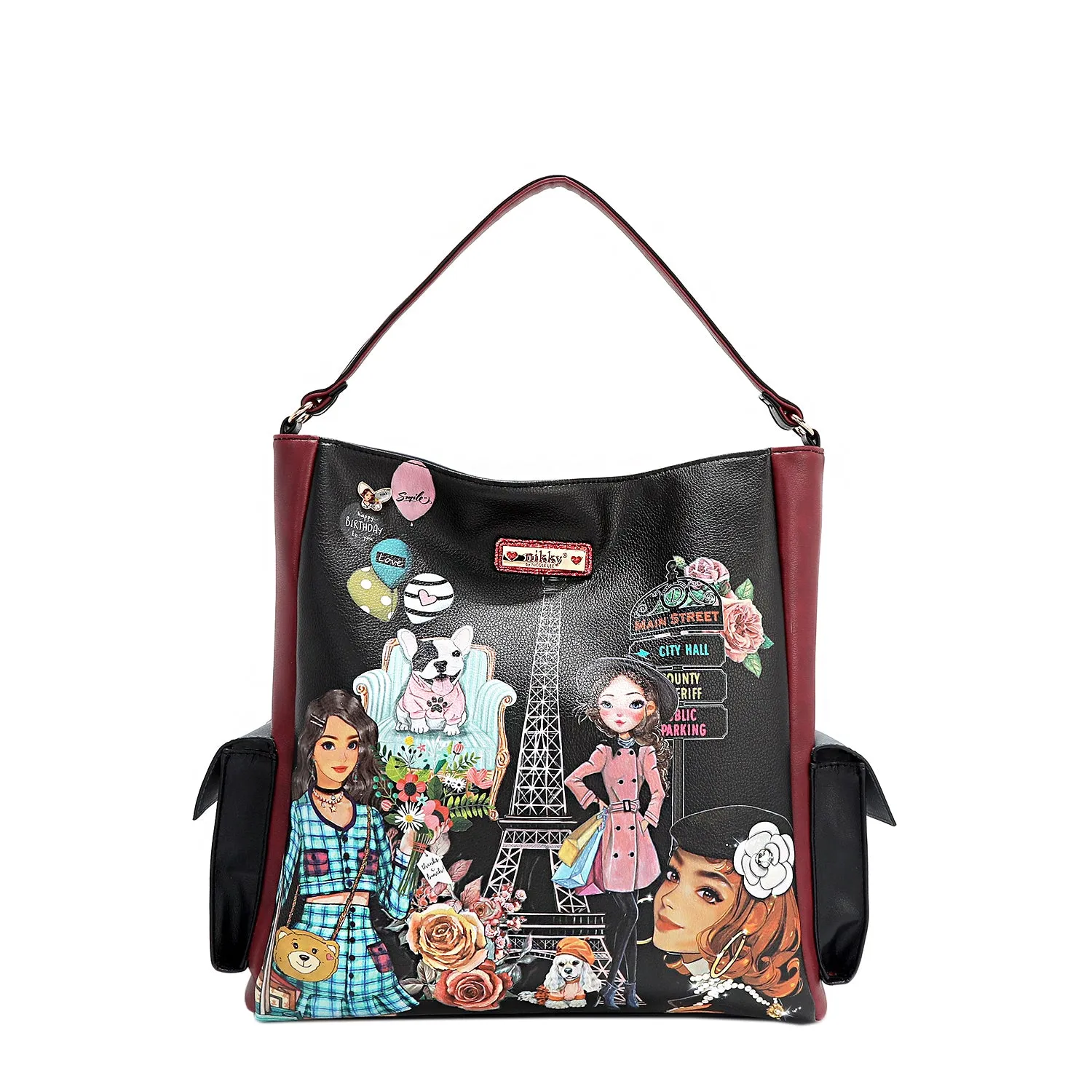 Travel Light NIKKY MAKES FRIENDS HOBO BAG