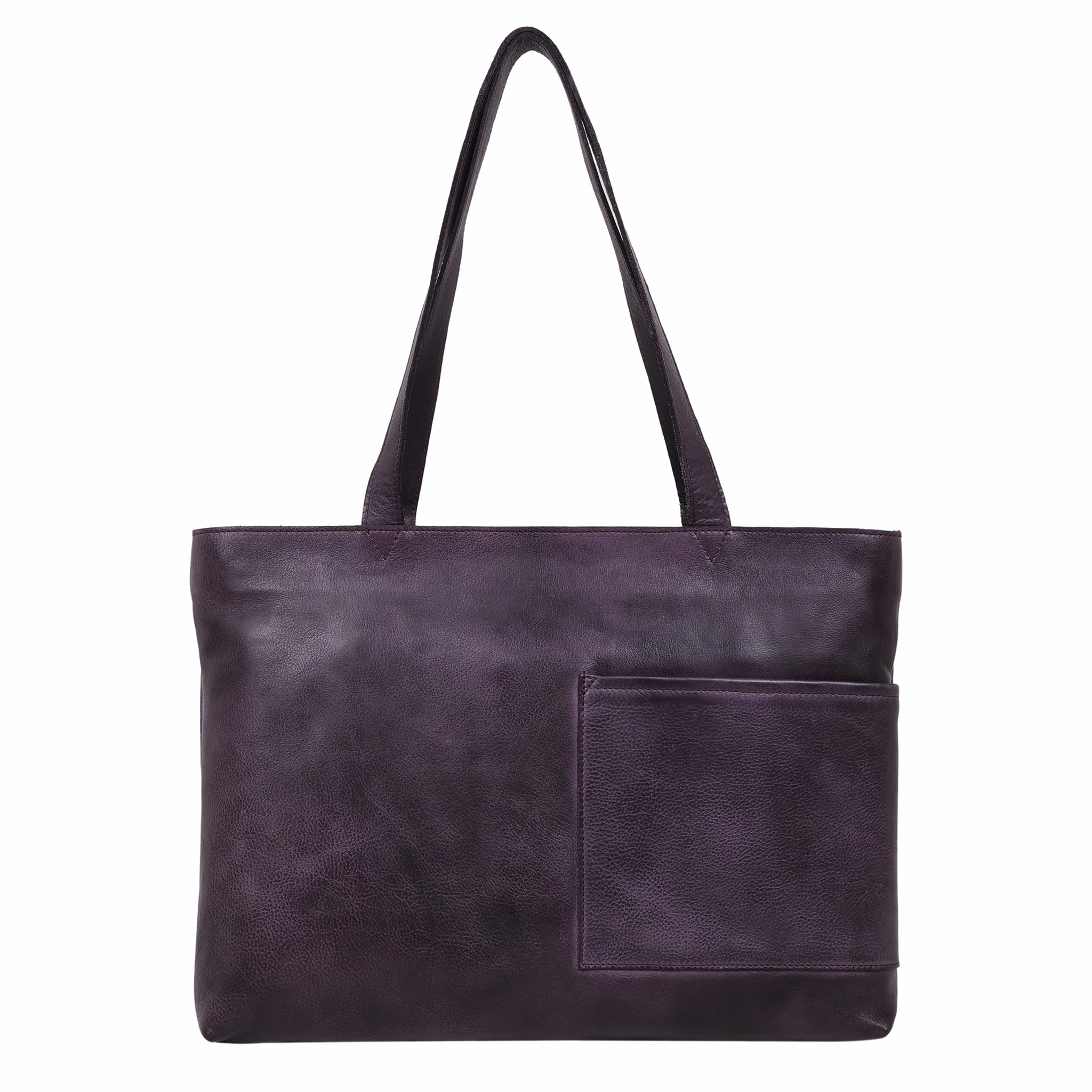 Contemporary Touch Daily Organizer Noelle Leather Tote Bag