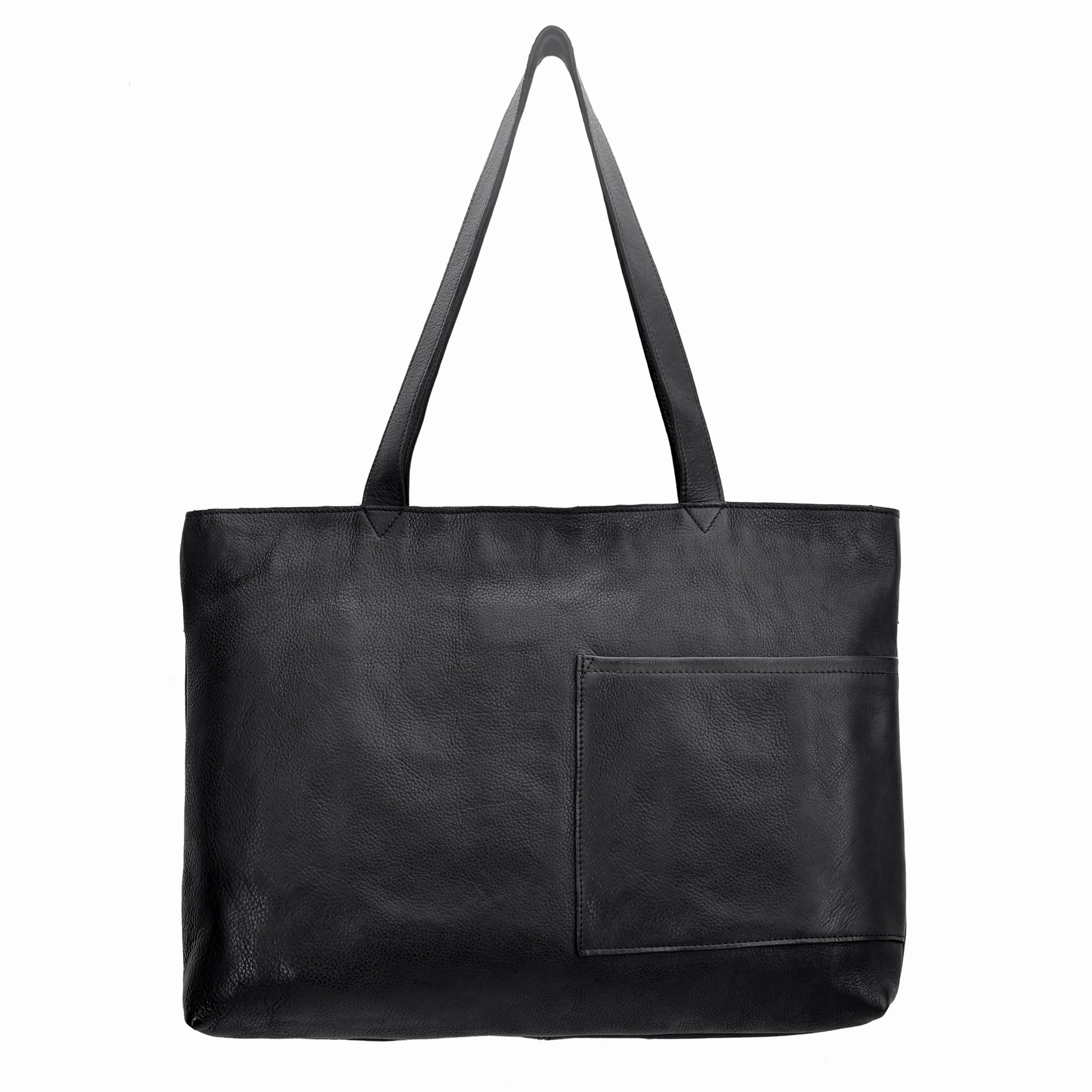 Travel Comfort Minimalist Reliability Noelle Leather Tote Bag