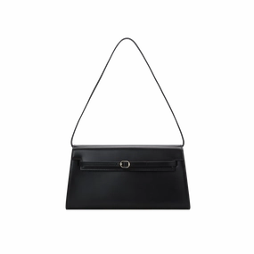 Commuter Friendly Minimal Style Noir Allure Shoulder Bag