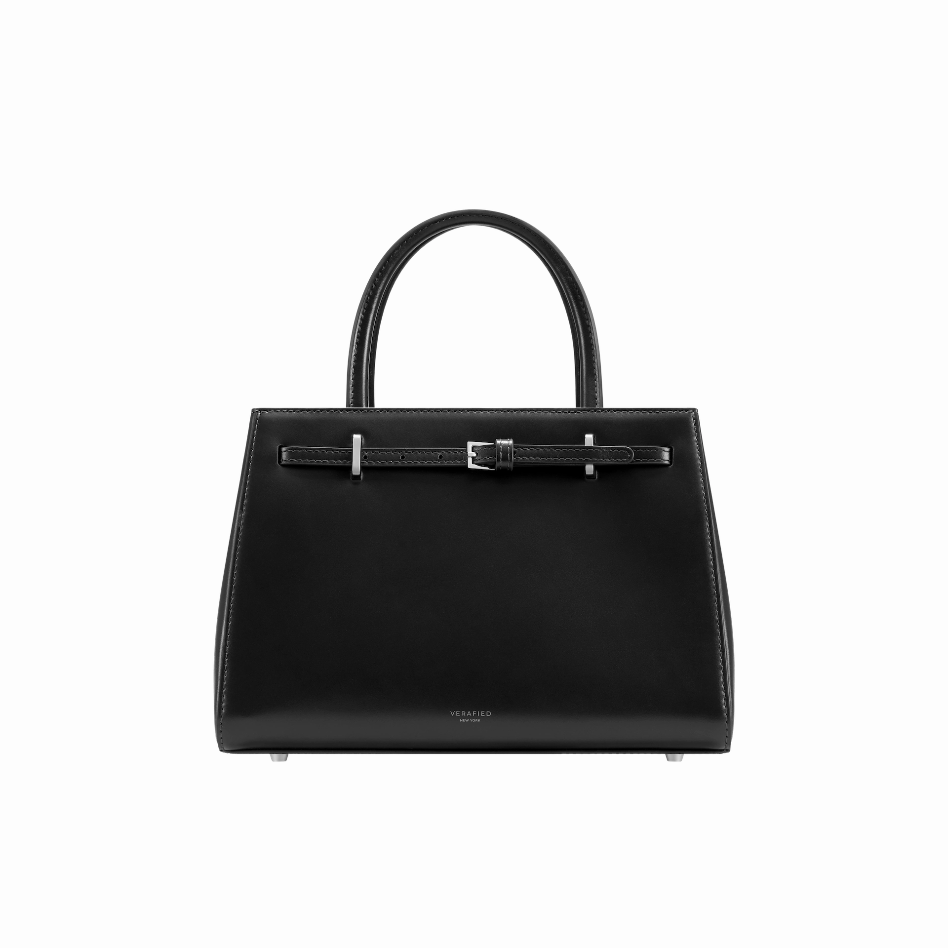 Noir Leather Book Tote Bag 25 Functional Tote