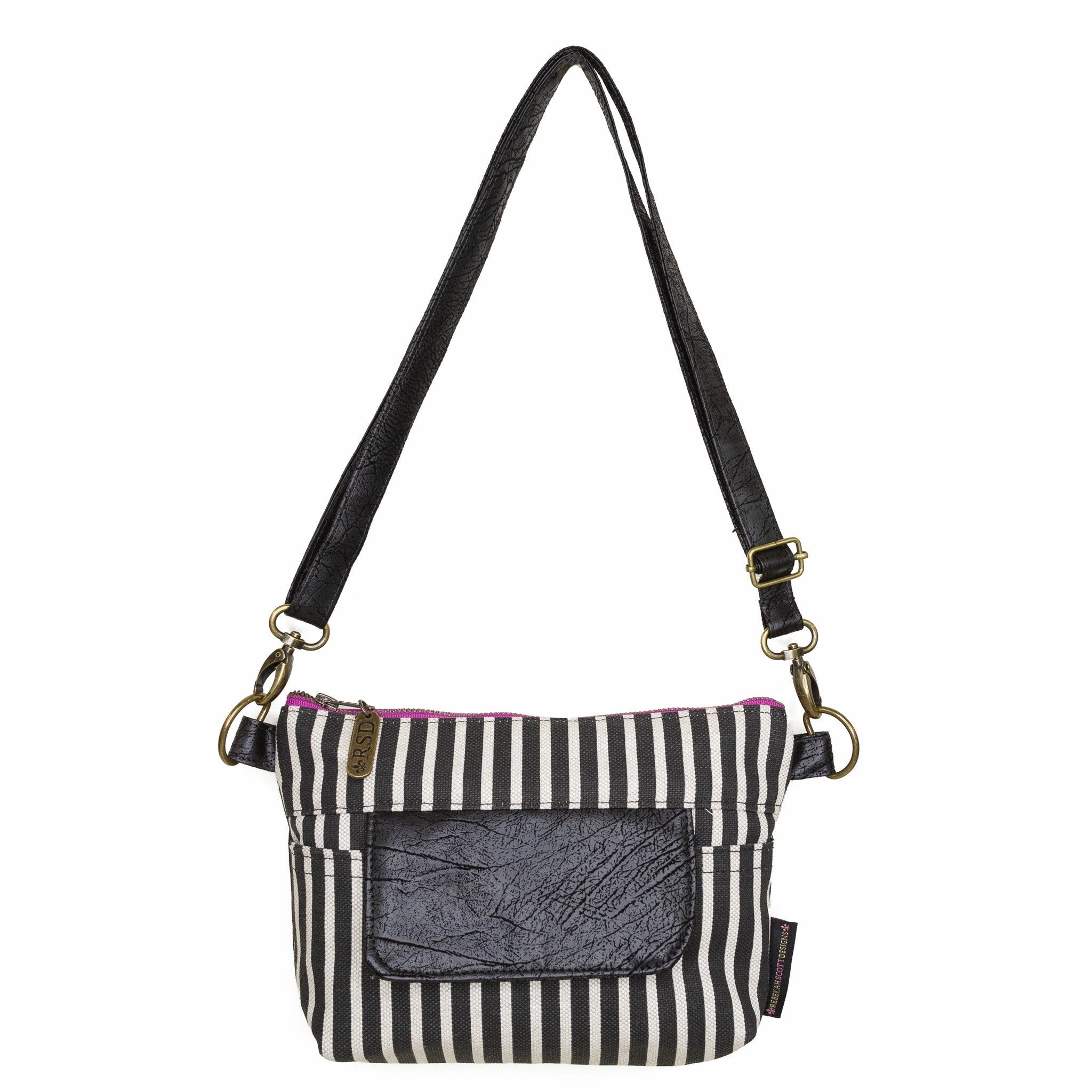 Olivia: Black Stripe Lightweight Modern Outfit Organized Interior