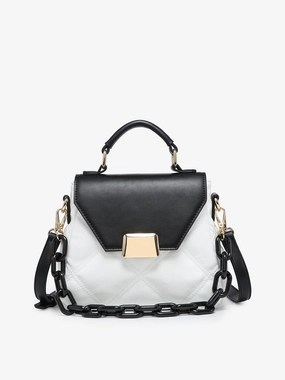 Statement Design Formal Presence Ollie Vegan Quilted Crossbody