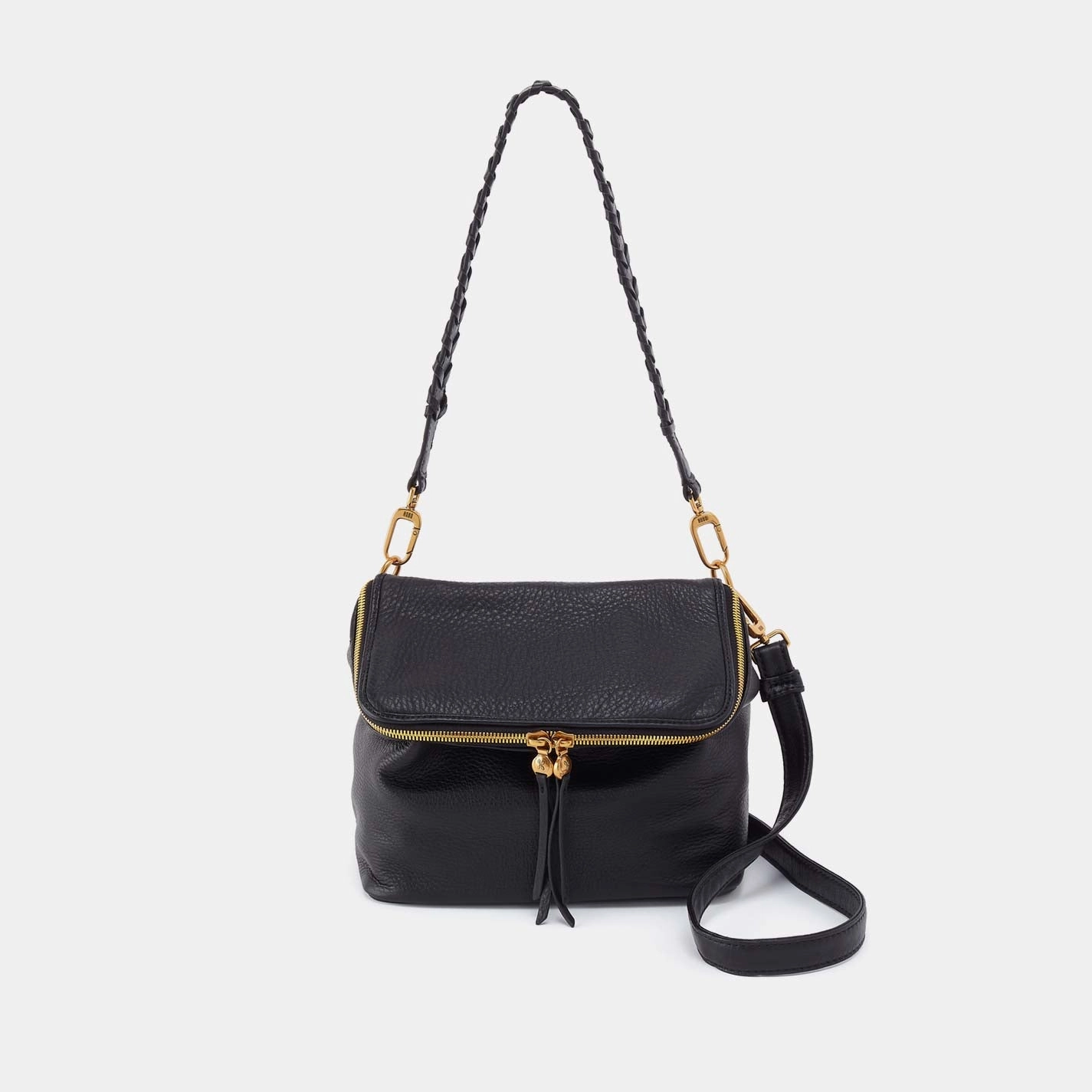 Fernwell Medium Crossbody in Pebbled Leather - Black Compact and convenient for all your essentials