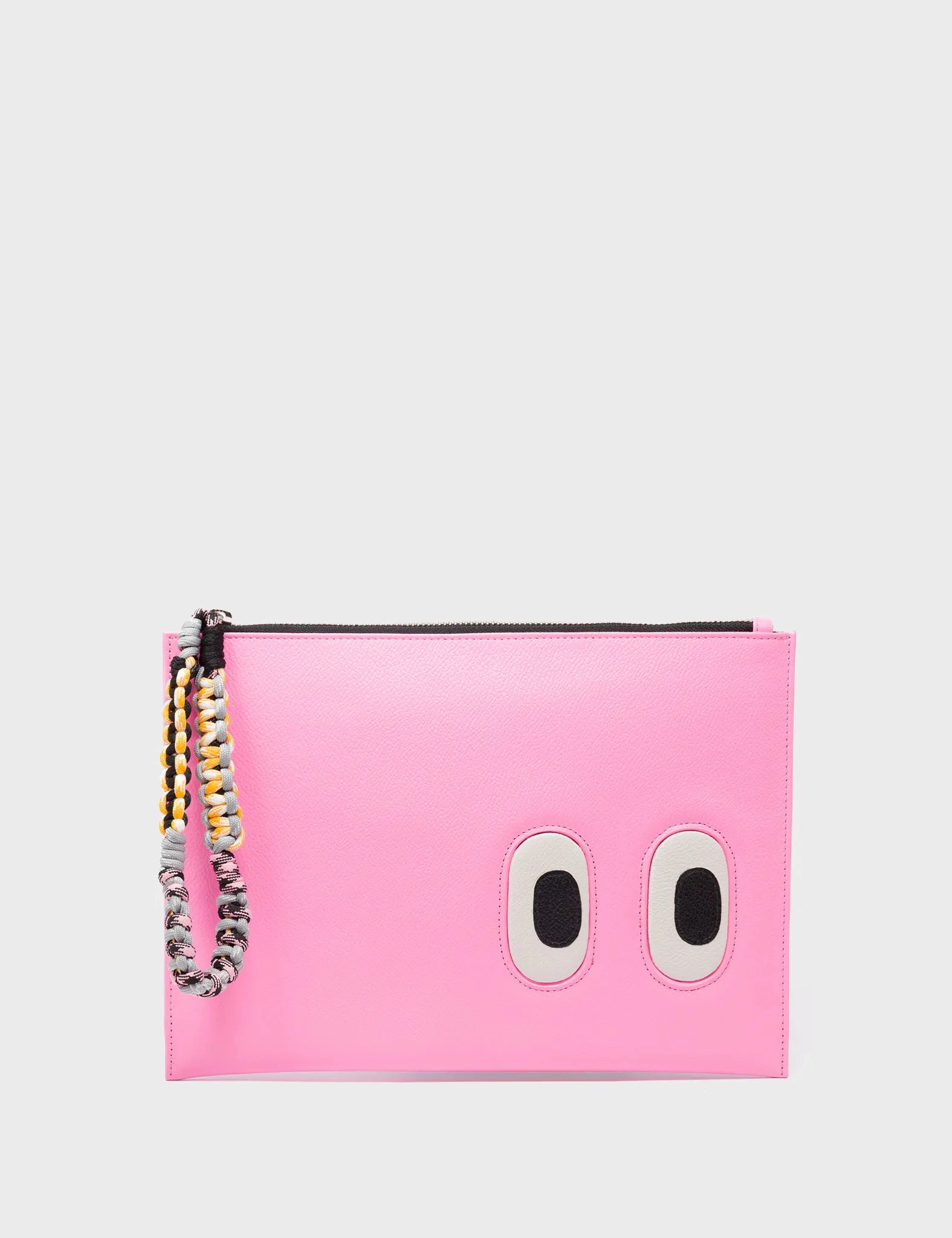 Genuine Leather Exclusive Design Fidelio Soft Neon Pink Leather Pouch - Look Up ??