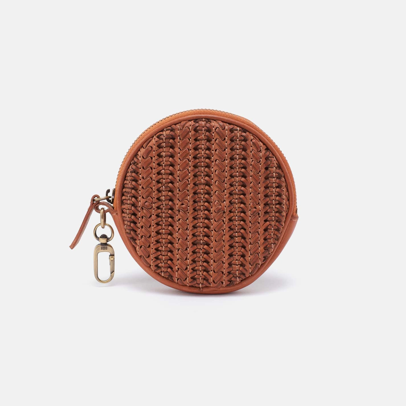 Timeless Simplicity Revolve Bag Charm in Washed Leather - Harvest Wheat