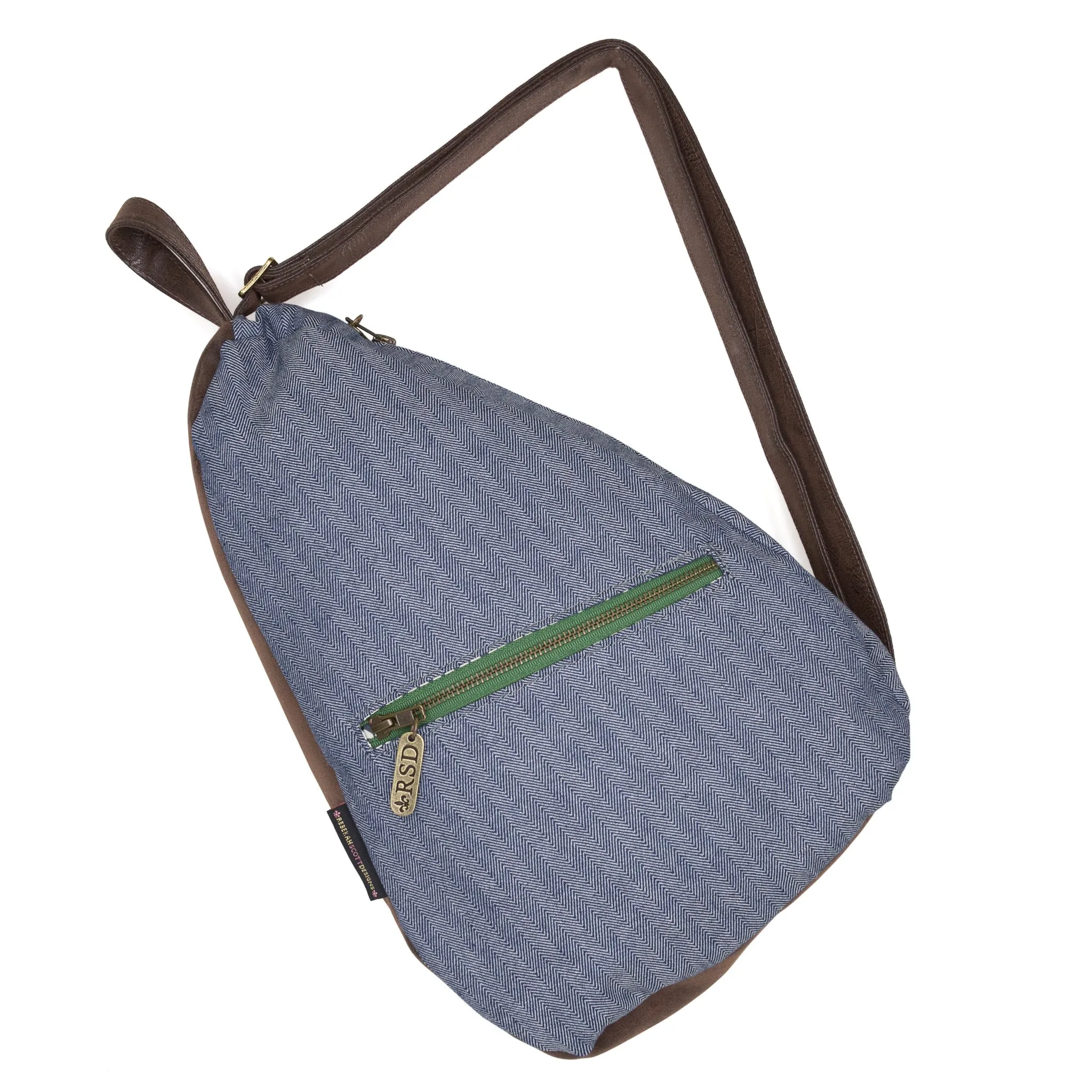 Minimalist Utility Adventure Outfit Rozzi Premier: Blue Herringbone