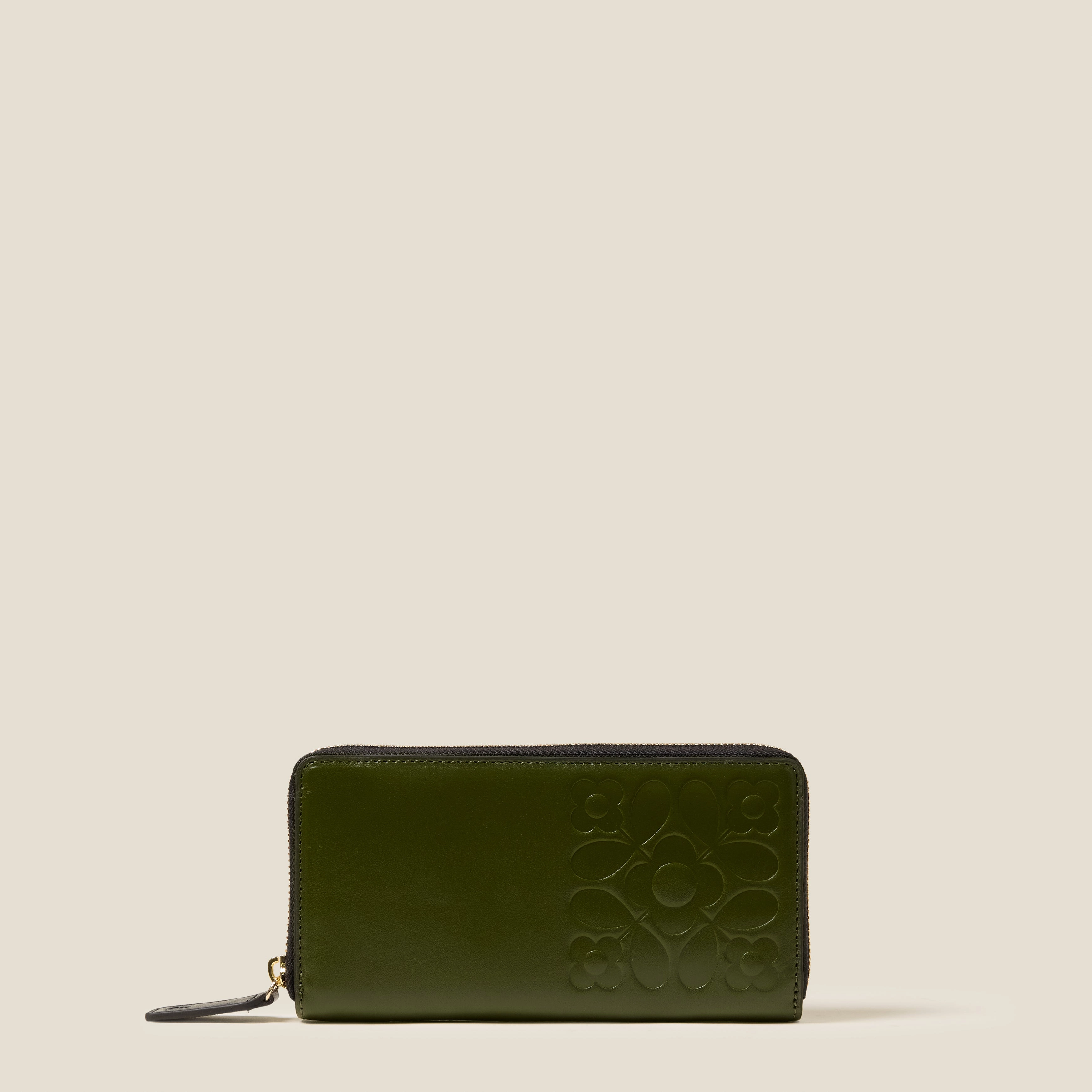 Street Fashion Modern Design Forget Me Not Leather Wallet - Tile Emboss Forest