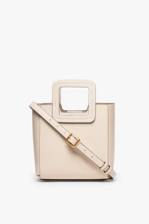 Premium Functionality MINI SHIRLEY LEATHER BAG | CREAM