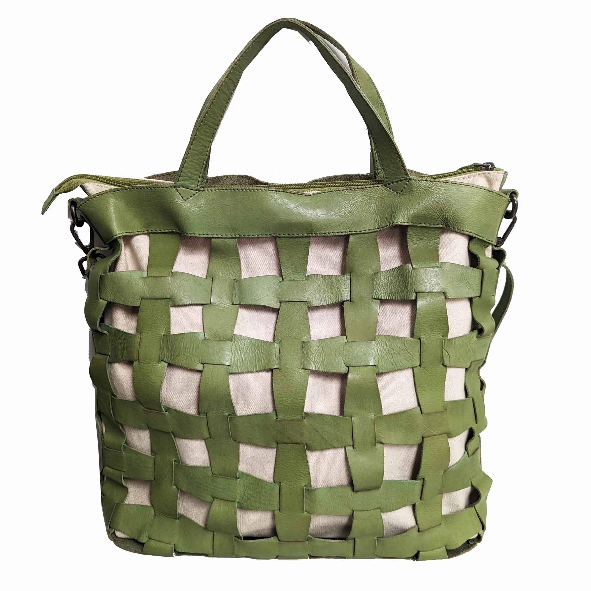 Elegant Finish Work Essential Paloma Leather Crossbody Bag