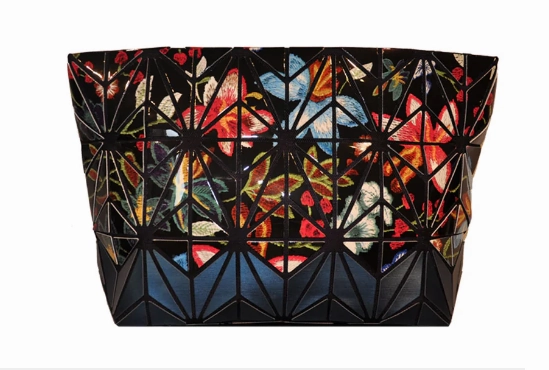 Minimal Gear Patrizia Luca Printed Two Tone Geo Clutch Style 0H03L2P