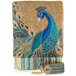 Peacock Feathers Crossbody Handbag Urban Organizer Everyday Accessory