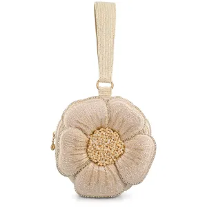 Urban Feel Travel Lifestyle Petal Me, Cream Wristlet Handbag