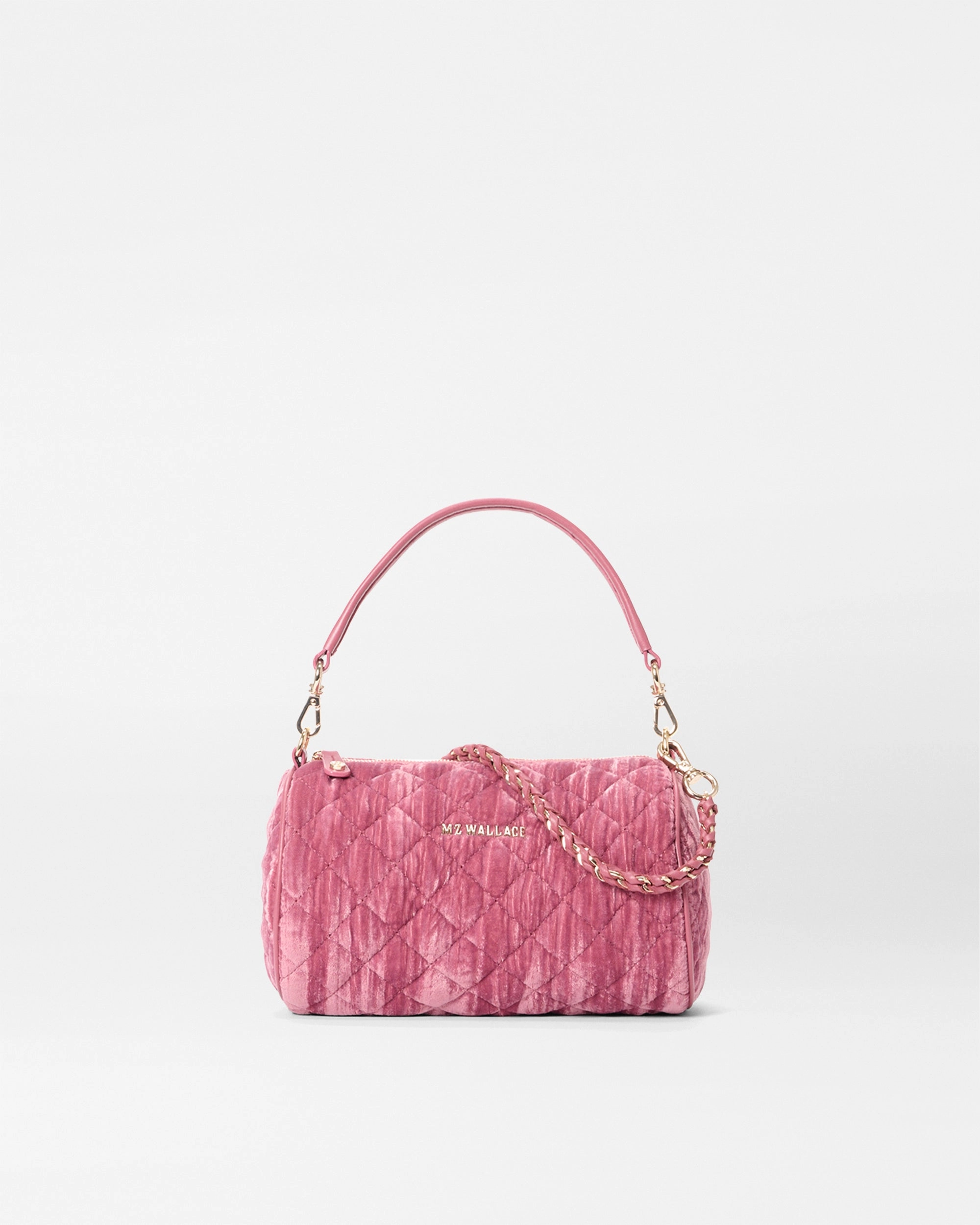 Made with high-quality materials that stand up to daily use Petal Velvet Crosby Barrel Crossbody