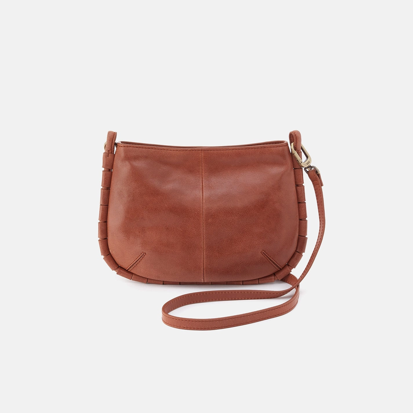 Phoebe Crossbody In Smooth Leather - Saddle Urban Organizer