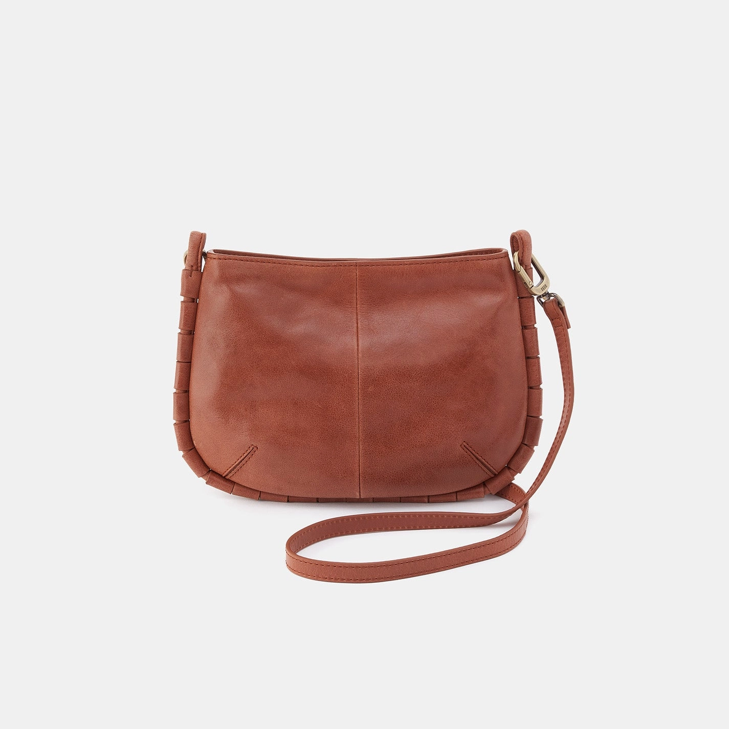 Phoebe Crossbody In Smooth Leather - Saddle Everyday Reliability