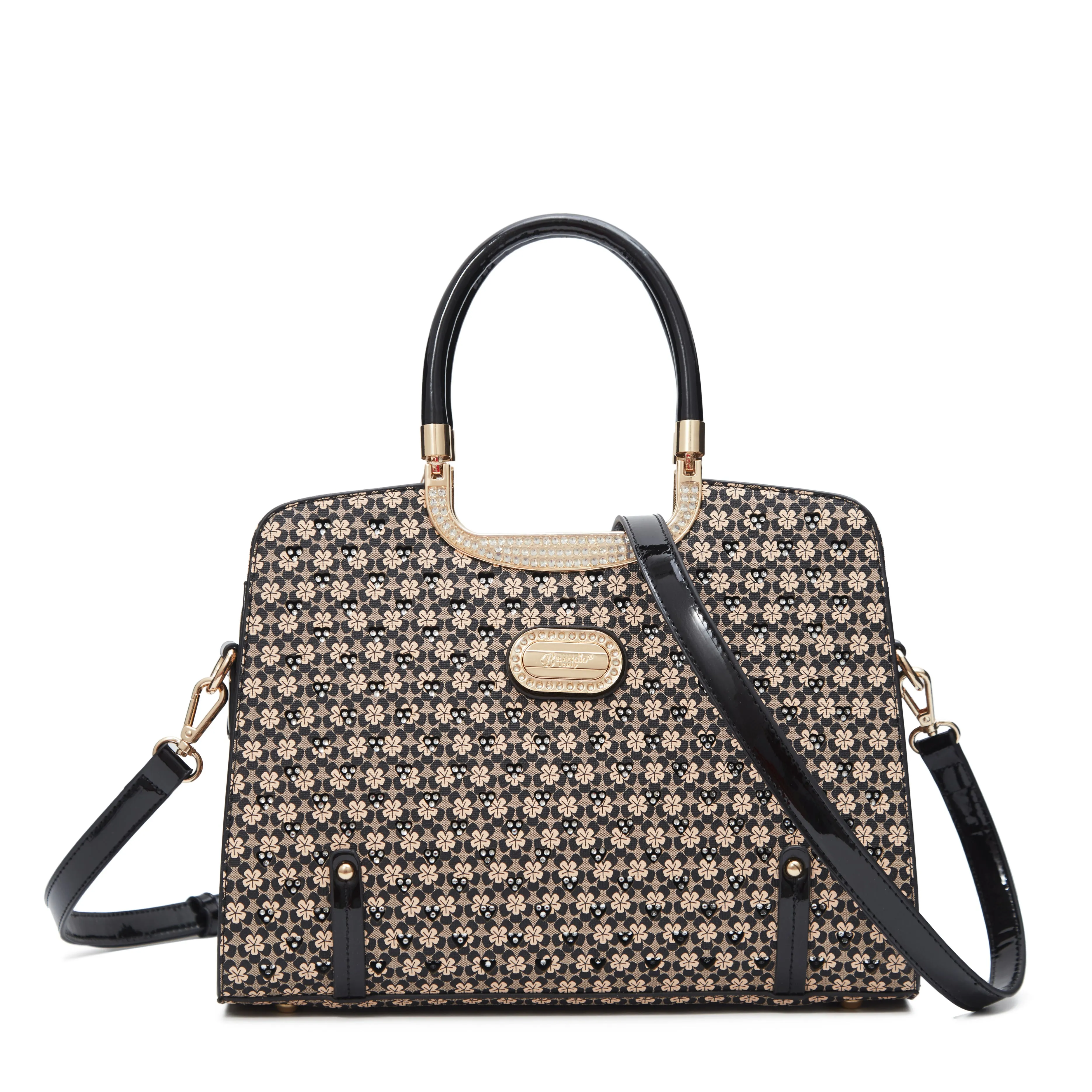 Handmade Craft Travel Lifestyle Brangio Italy Galaxy Stars Clover Stars Designer Tote Bag