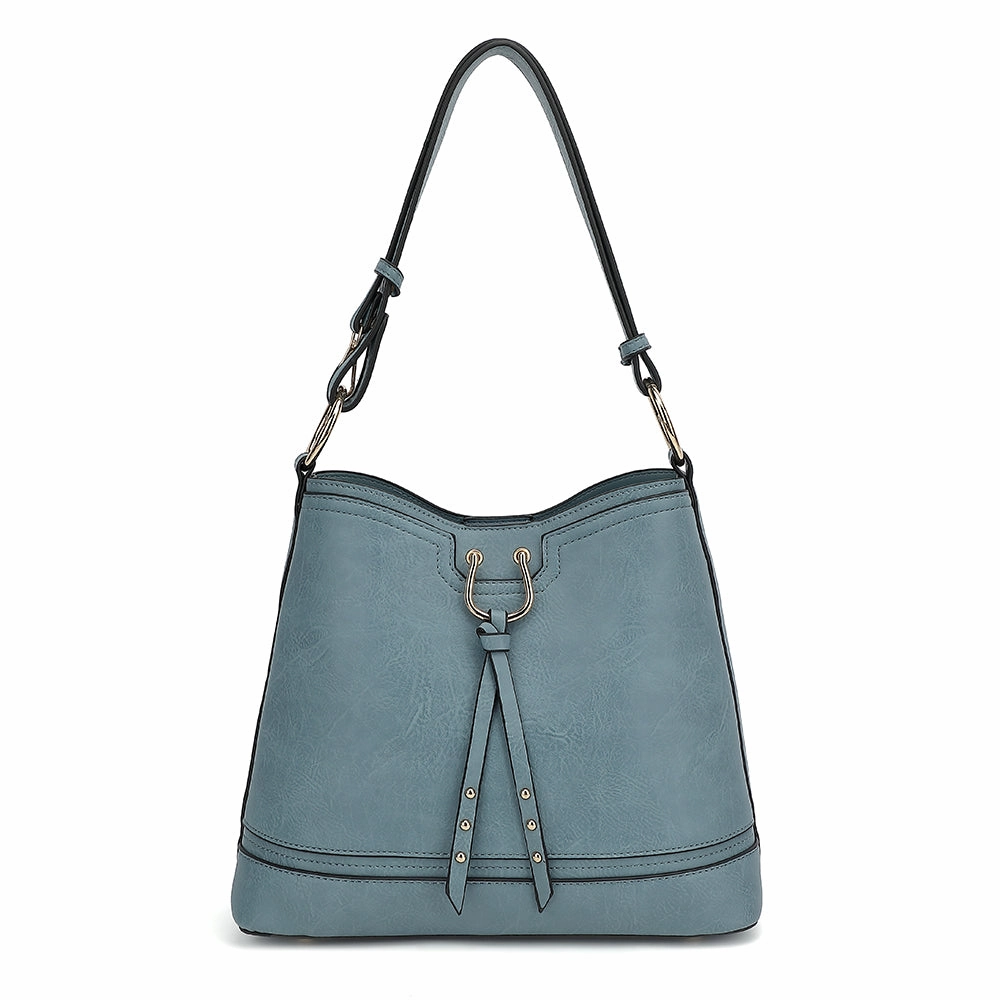 Classic Appeal Simple Travel TRIPLE COMPARTMENT CONVERTIBLE HOBO 9546