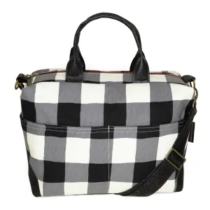 Weekend Style Poppi Premier Purse: Black Check