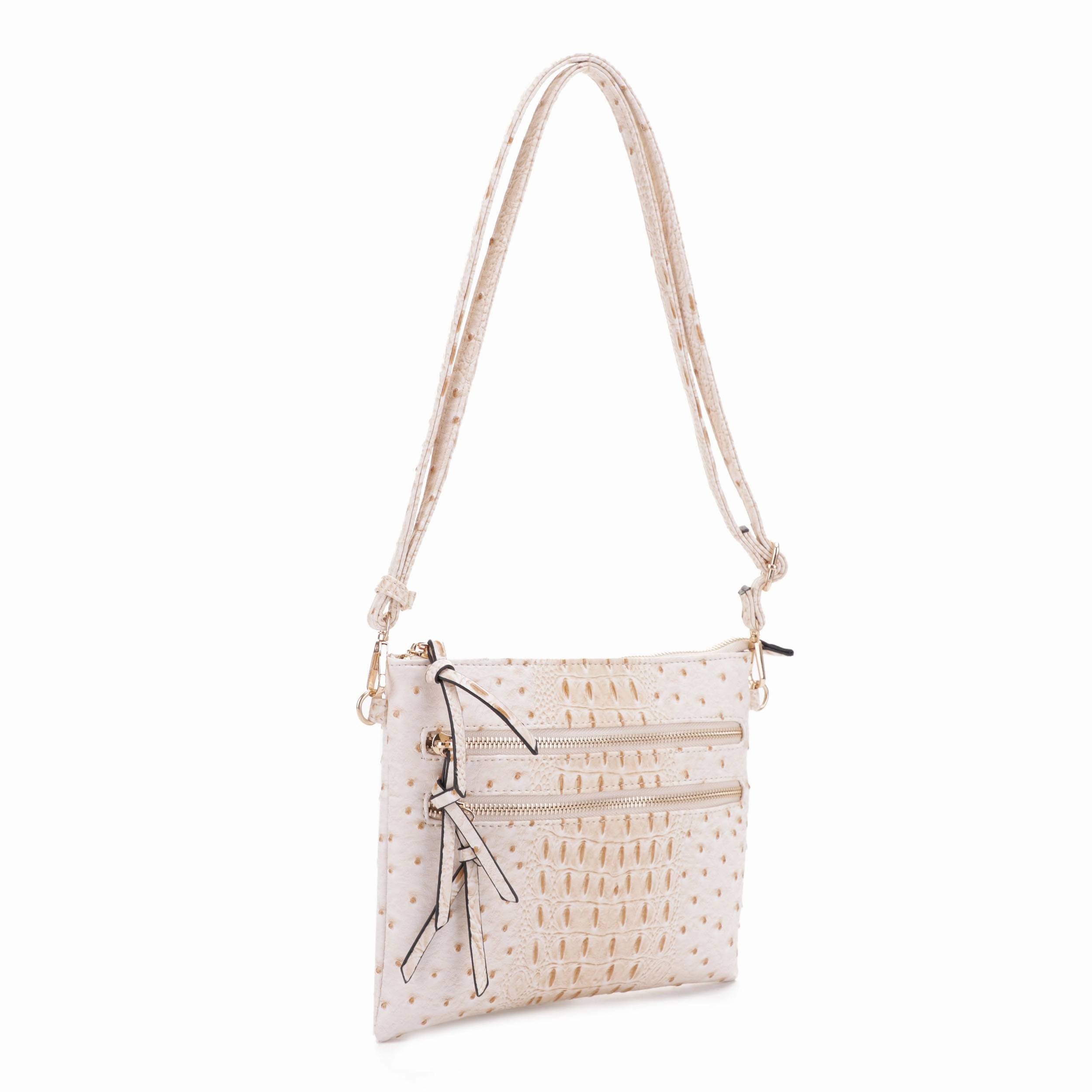 Camden Ostrich Crossbody Daily Utility