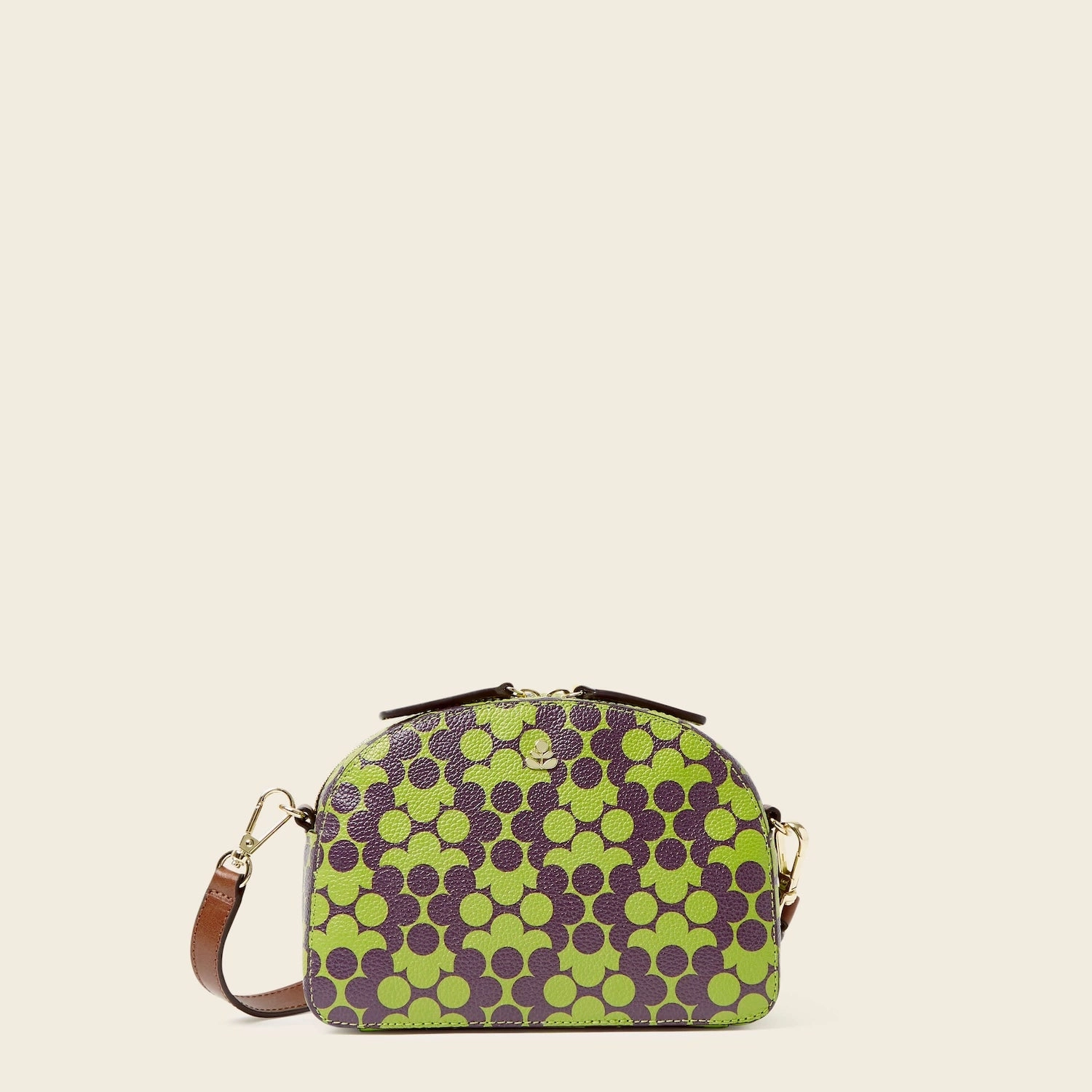 Babaluna Crossbody - Purple Puzzle Flower Comfort Everyday