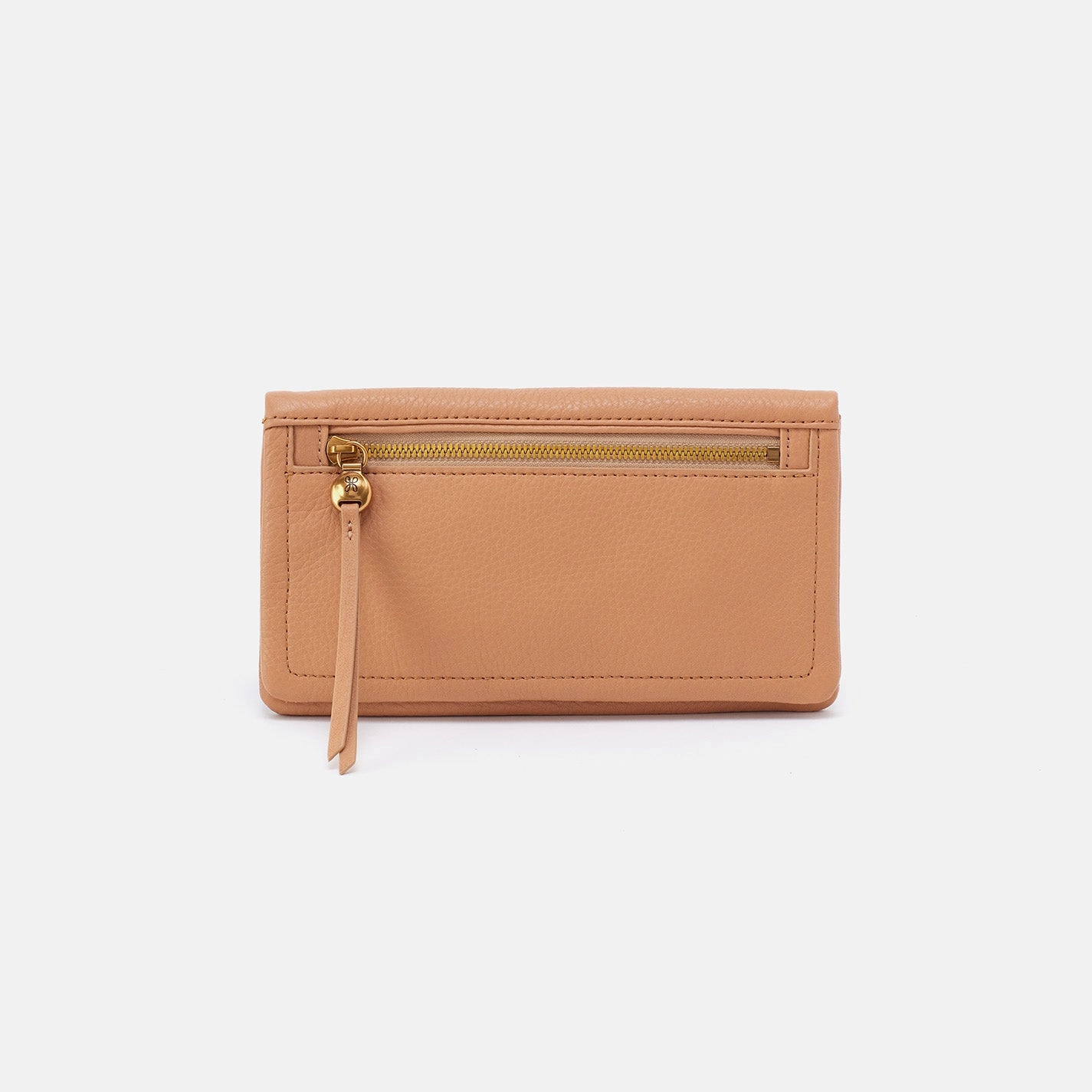 Gift Ready Lumen Continental Wallet In Pebbled Leather - Sandstorm