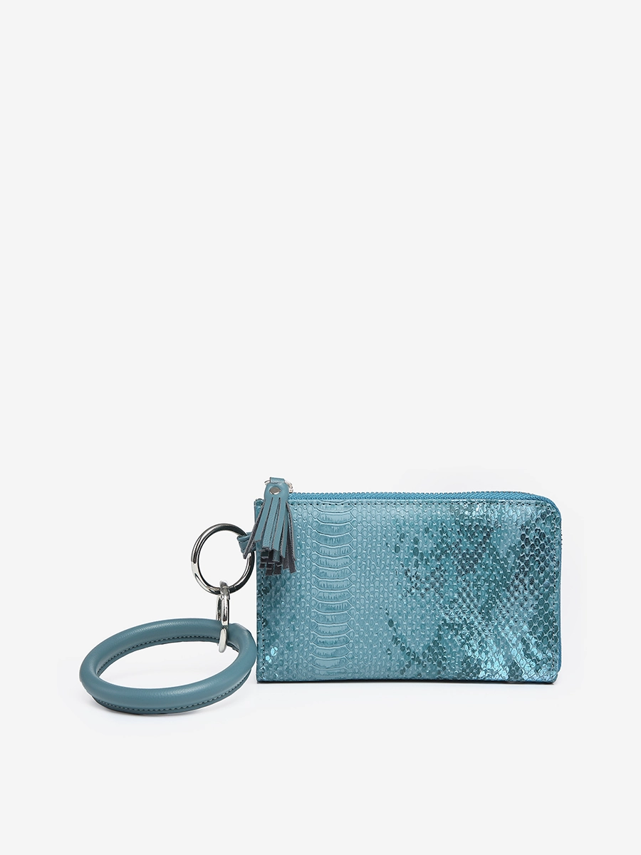 Liv Vegan Snake Wallet Refined Elegance Evening Look