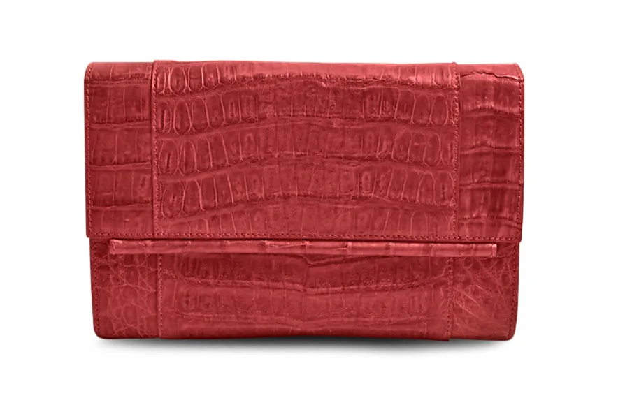 Functional Choice Clara Crocodile Clutch