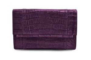 Clara Crocodile Clutch Signature Line