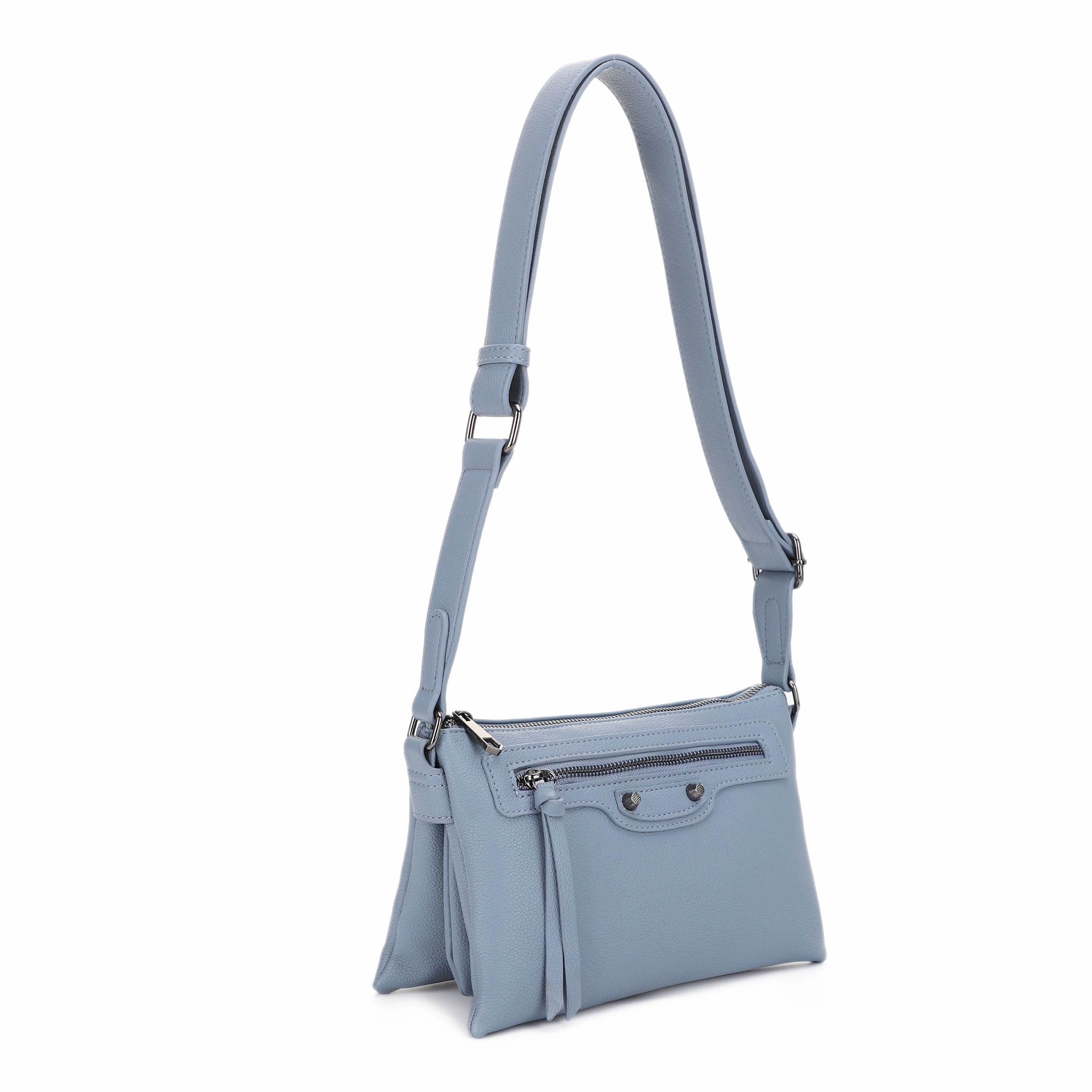 Cassidy Studded Accent Crossbody Functional Comfortability