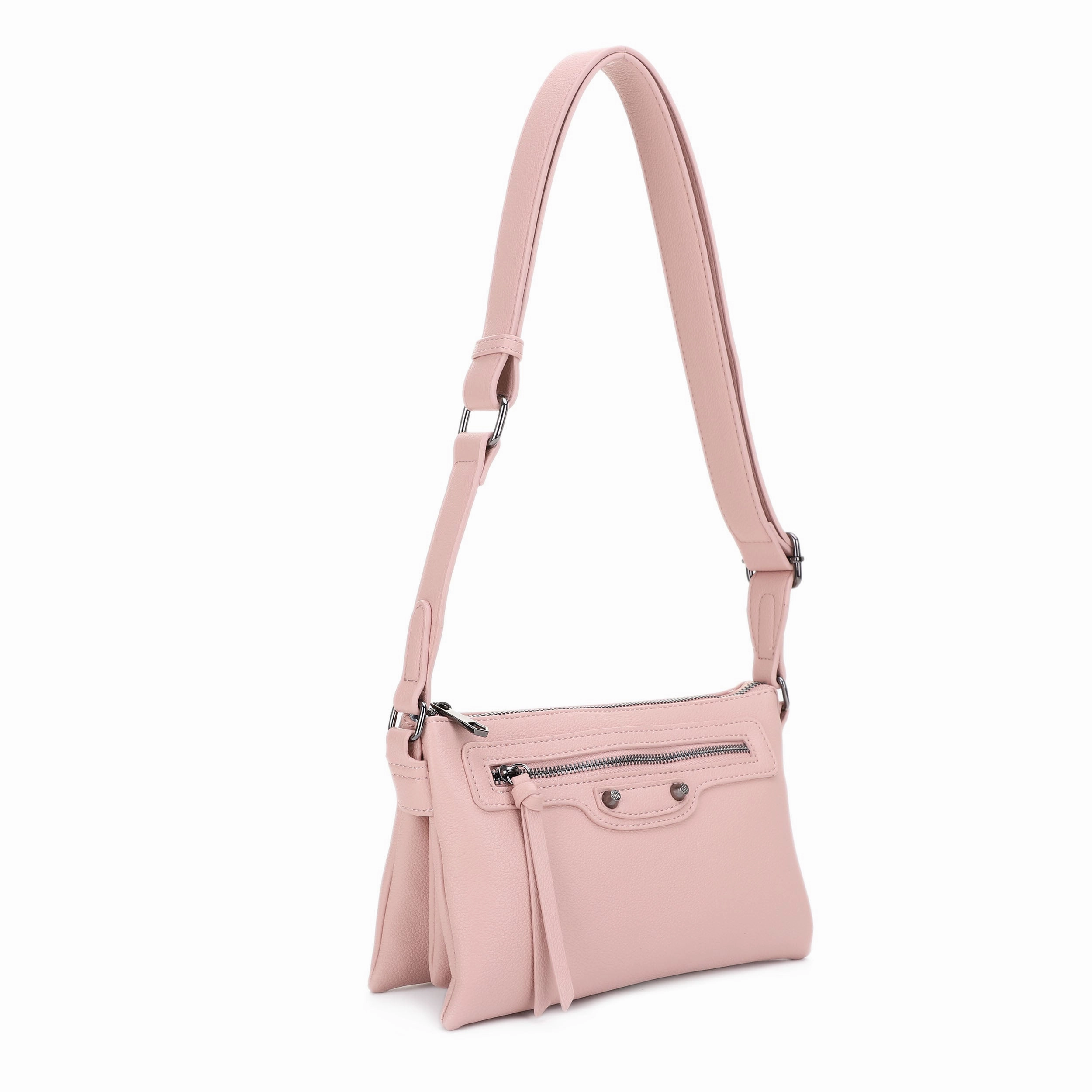 Cassidy Studded Accent Crossbody Sleek Appearance