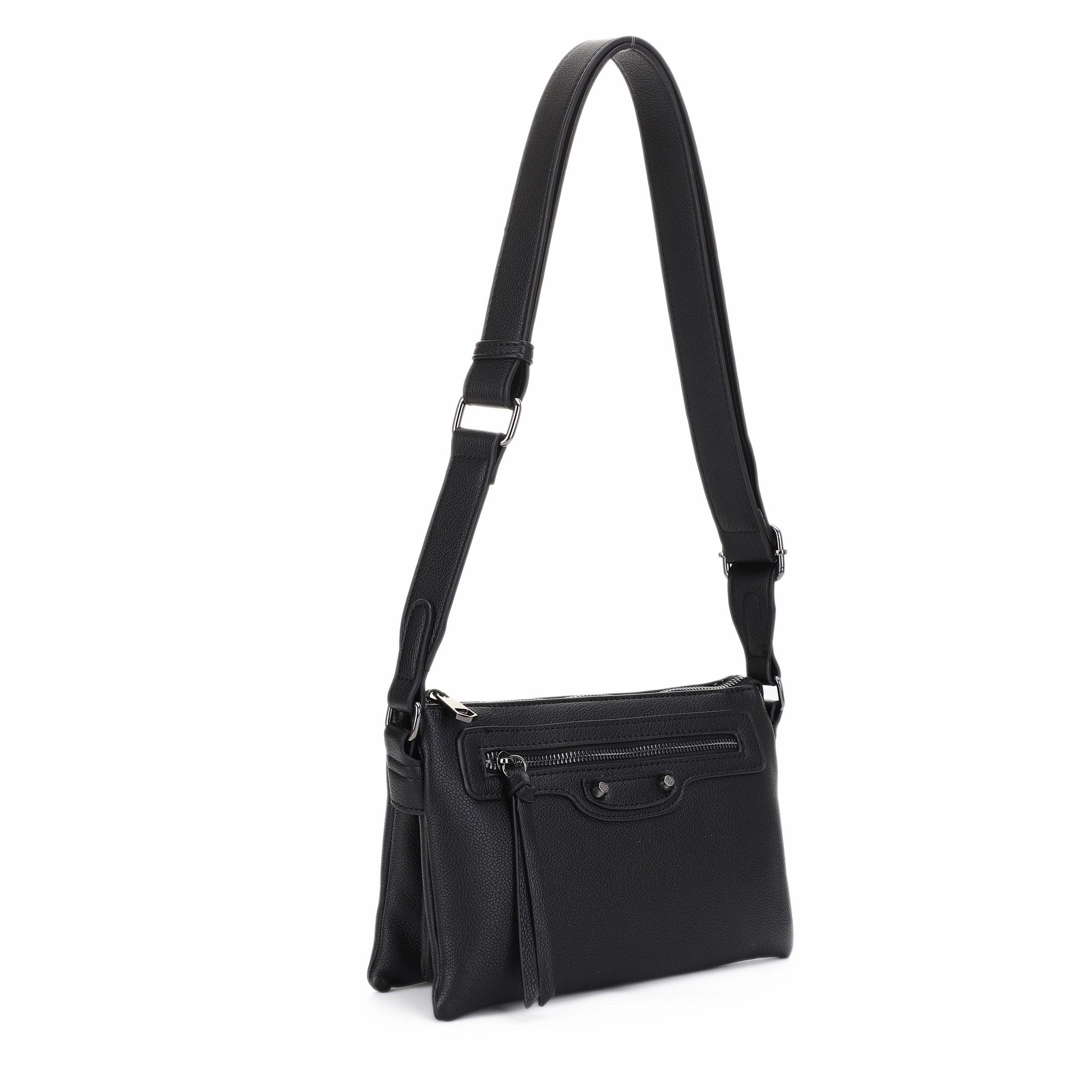 Cassidy Studded Accent Crossbody Urban Travel