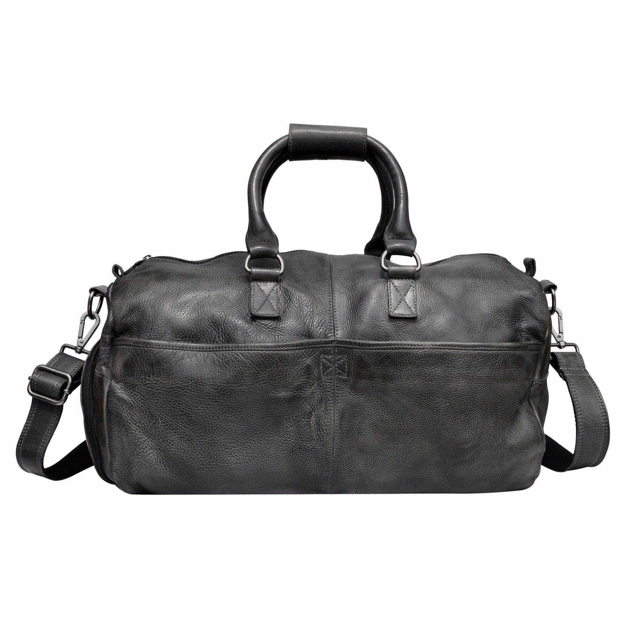 Charleston Leather Duffel Bag Lightweight Comfort Flexible Carry