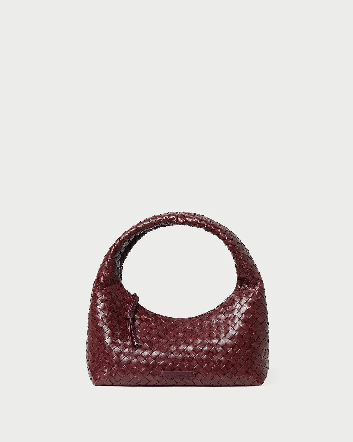 Mercer Maroon Woven Shoulder Bag Trendy Outfit Leather Appeal