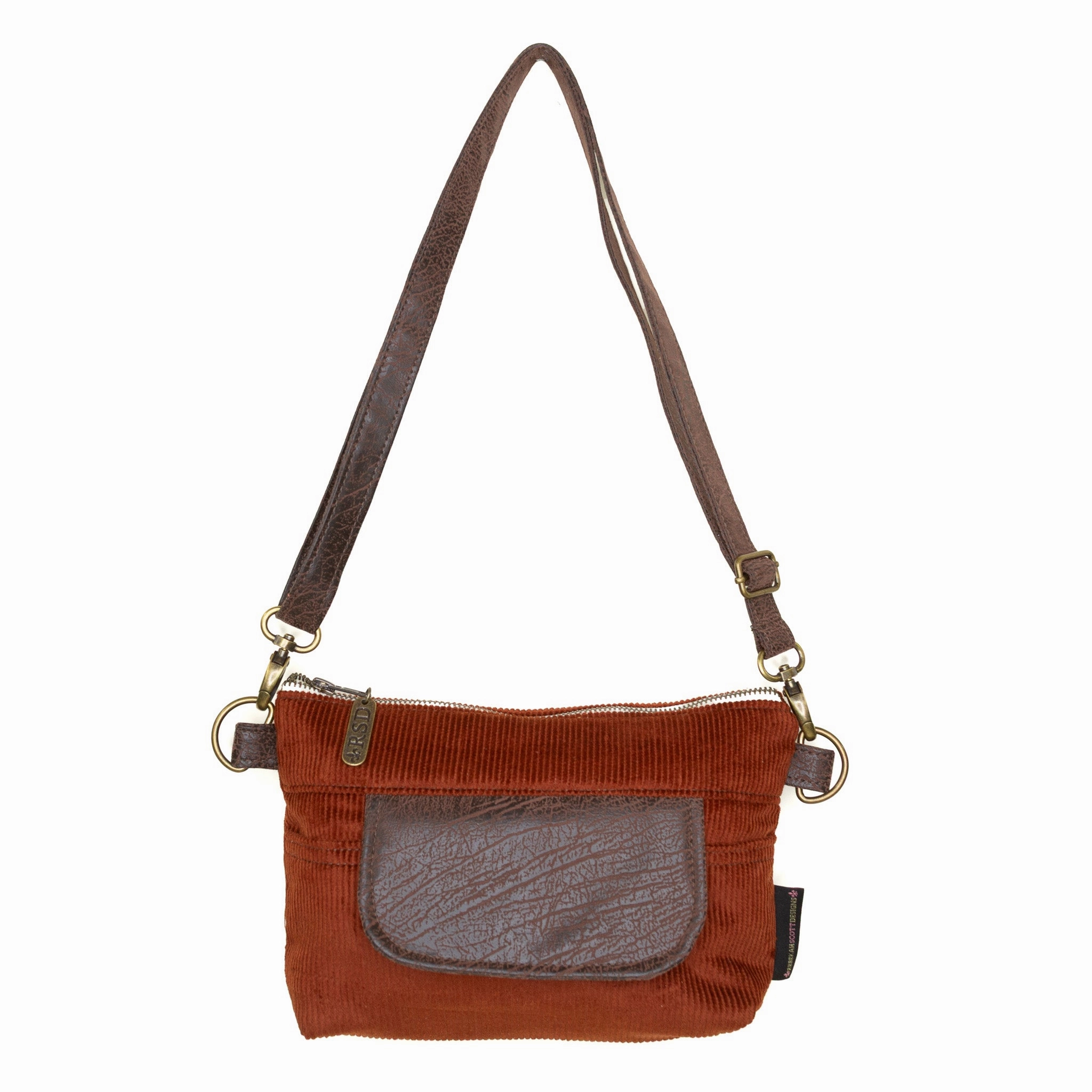 Olivia: Rust Corduroy Urban Organizer