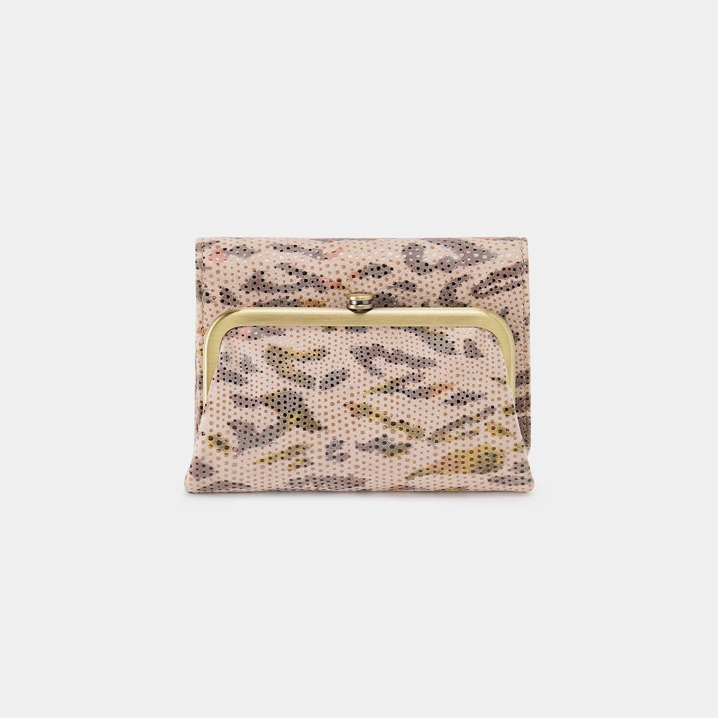 Robin Compact Wallet In Printed Leather - Summer Safari Practical Choice Urban Trend