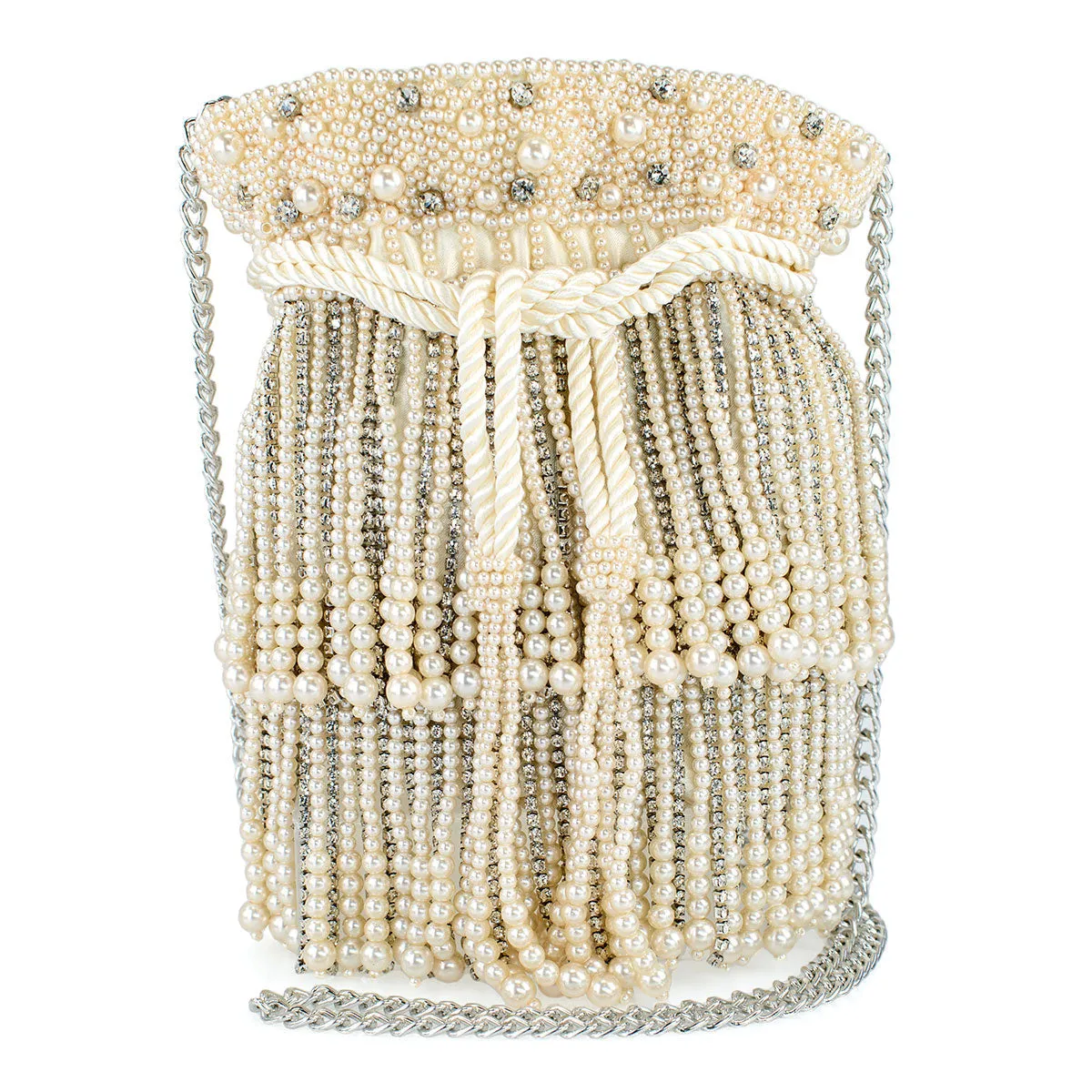 Style Fusion Elegance Crossbody Drawstring Handbag