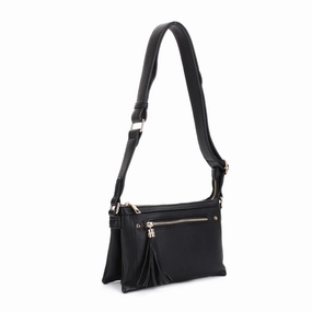 Cassidy Front Tassel Zipper Crossbody Travel Comfort