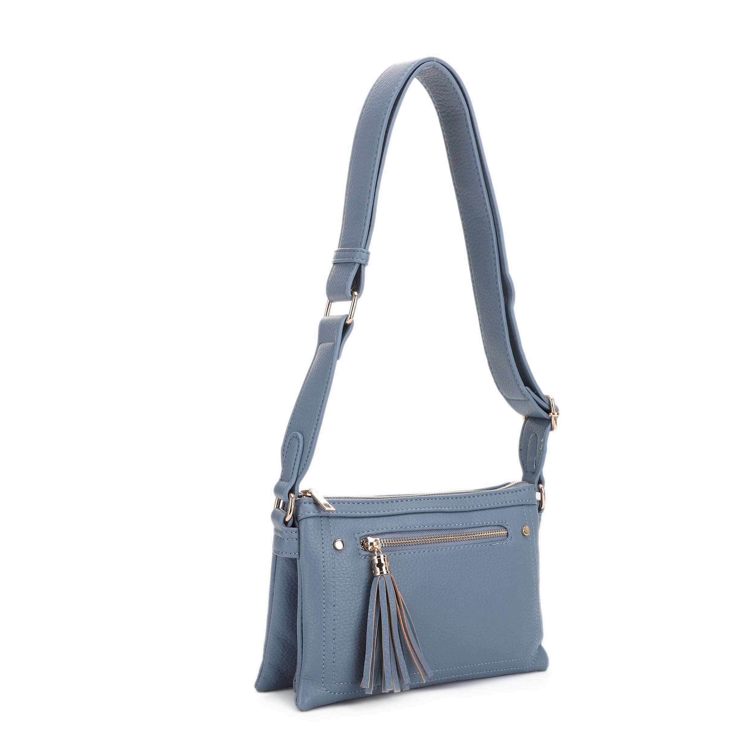 Casual Functionality Everyday Utility Cassidy Front Tassel Zipper Crossbody