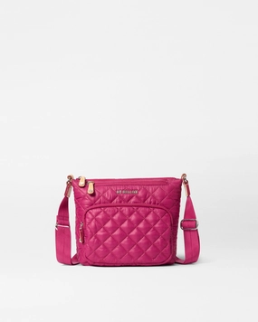 Comfortable fit with adjustable straps Timeless Edge Raspberry Metro Scout Crossbody Deluxe