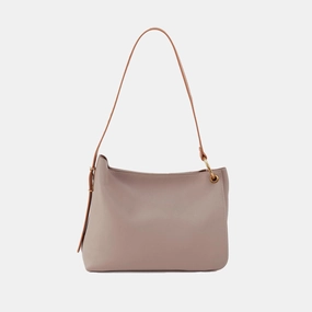 Rayna Shoulder Bag in Double-Faced Leather - Warm Adobe Modern Aesthetic Functional Carry